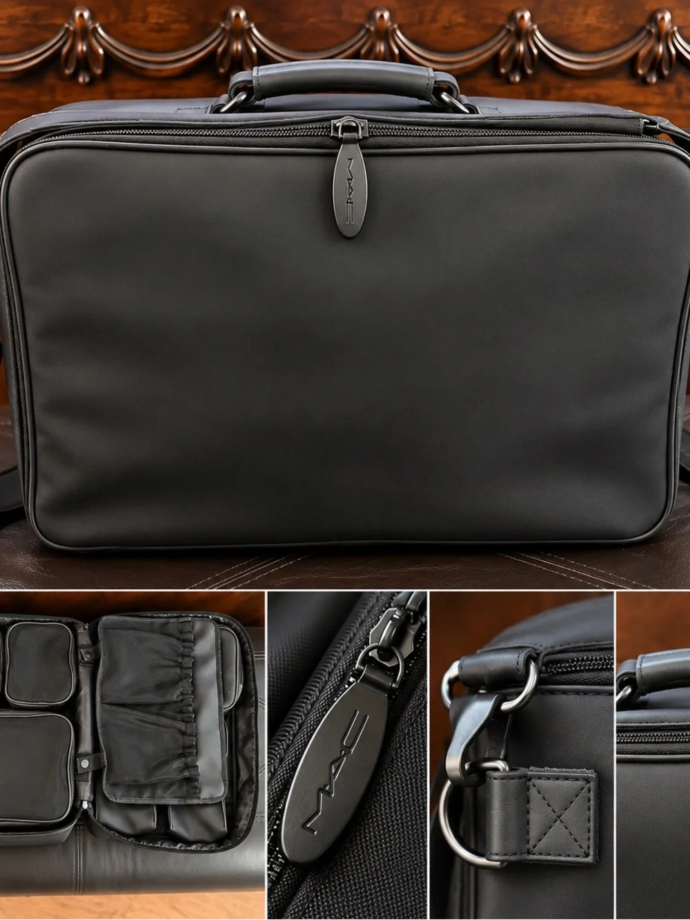 M·A·C Pro Professional Makeup Artist Travel Case Modular Organizer Black